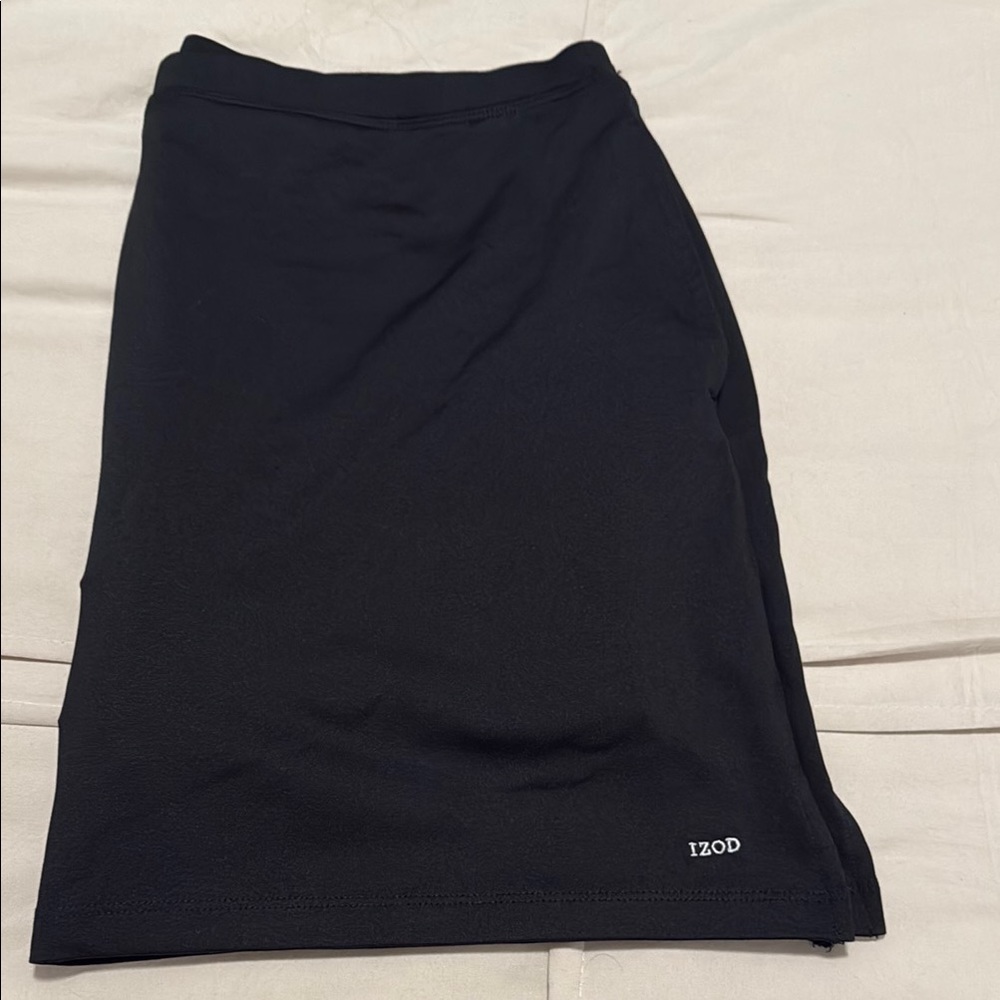 IZOD Women's  Black  Skirt with Shorts